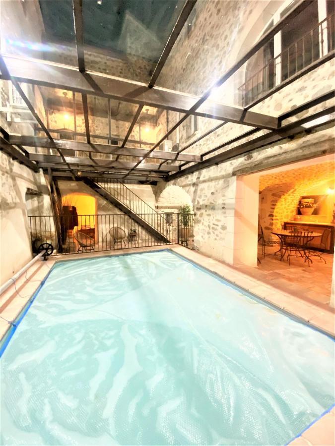 Gite De Groupe 9Ch Ou 3 Gites Independants De 3Ch - Patio Et Piscine Interieure Chauffee Toute L'Annee Vallon-Pont-dʼArc Exterior foto